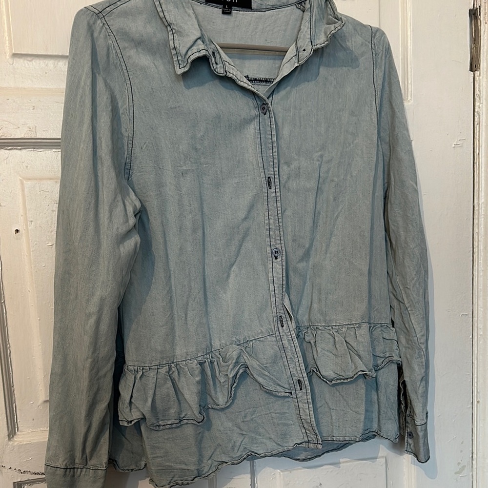 G—Joh Light Blue Denim Shirt